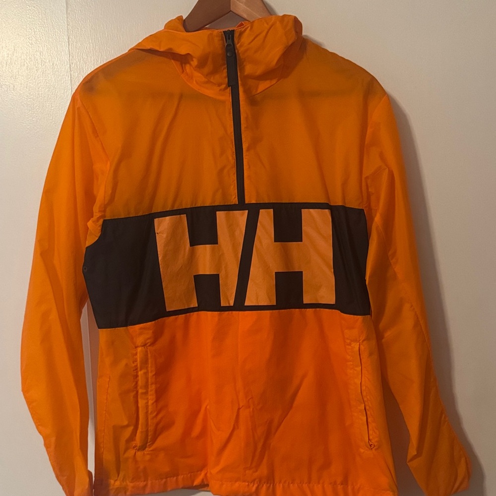 Helly Hansen Orange and Black Windbreaker
